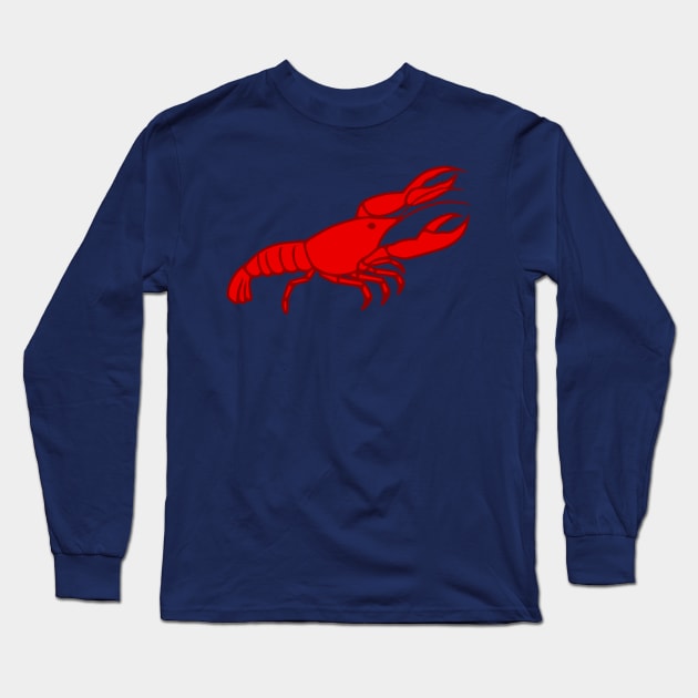Crawfish Long Sleeve T-Shirt by KayBee Gift Shop